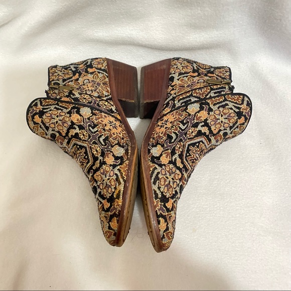 Sam Edelman Women's Petty Ankle Boot Multicolor Tapestry Size 9M Side zip - Picture 7 of 11